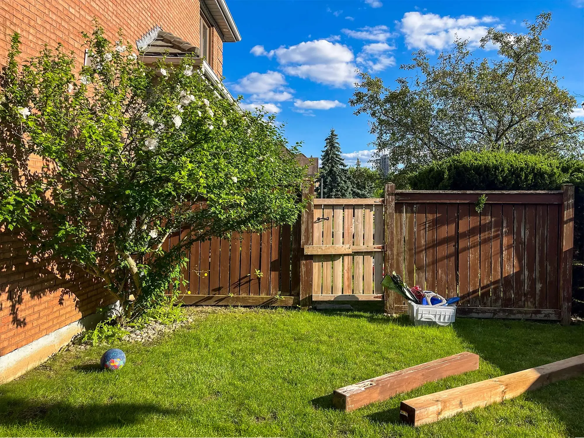 Fence installation