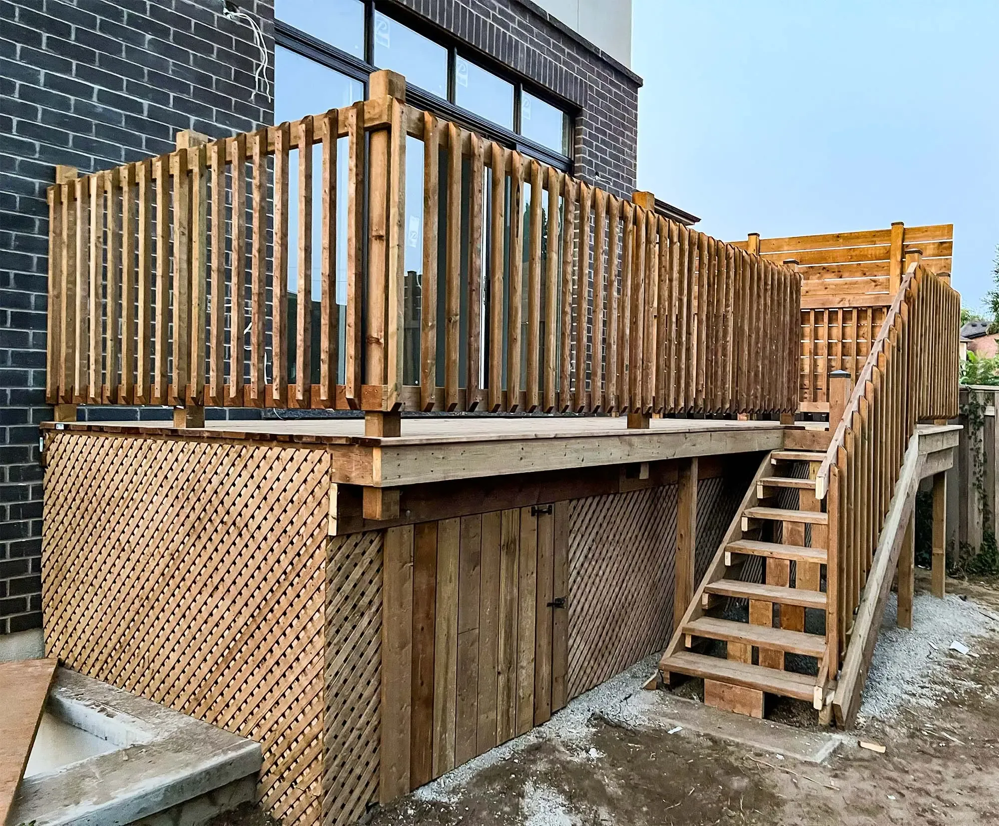 Custom deck construction